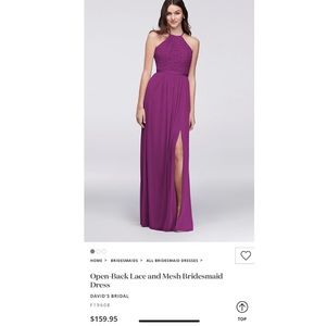 David’s Bridal Bridesmaid dress